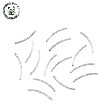 200 pcs Curved Brass Tube Beads Jewelry Findings Components For Jewelry Making DIY about 2mm wide, 35mm long, hole: 1mm
200 pcs Curved Brass Tube Beads Jewelry Findings Components For Jewelry Making DIY about 2mm wide, 35mm long, hole: 1mm