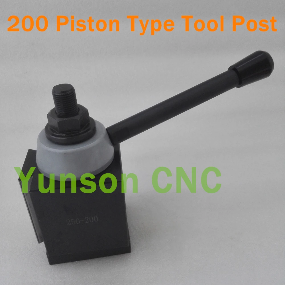 10"~15" Swing 200 Piston type locking tool post of quick change tool kits improve replace lathe cutter efficiency
10"~15" Swing 200 Piston type locking tool post of quick change tool kits improve replace lathe cutter efficiency