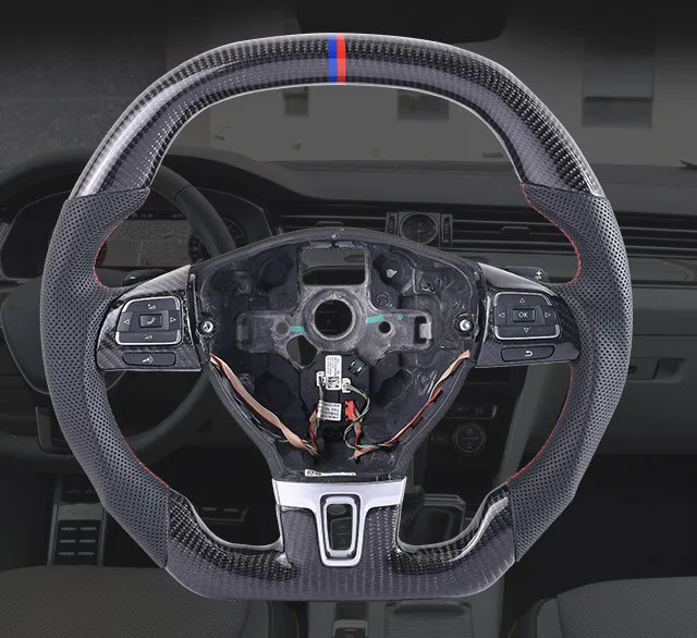 True carbon fibre steering wheel for Volkswagen CC VW fibre steering wheel refitted vehicle fittings set
True carbon fibre steering wheel for Volkswagen CC VW fibre steering wheel refitted vehicle fittings set
