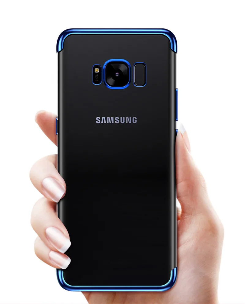 Plating Clear UltraThin Soft TPU Case For Samsung Galaxy S 8 9 S8 S9 Plus Note8 Note9 S8plus S9plus Luxury Cell Phone Back Cover
Plating Clear UltraThin Soft TPU Case For Samsung Galaxy S 8 9 S8 S9 Plus Note8 Note9 S8plus S9plus Luxury Cell Phone Back Cover