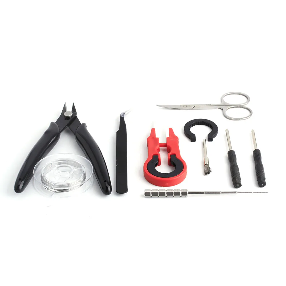Coil Father X6 Vape Tools Kit Bag Ceramic Tweezers Coil Jig Vape Band Pliers Wire Scissors For DIY RDA Vape Accessories Kit
Coil Father X6 Vape Tools Kit Bag Ceramic Tweezers Coil Jig Vape Band Pliers Wire Scissors For DIY RDA Vape Accessories Kit