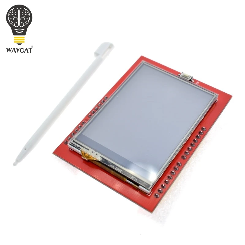 WAVGAT LCD module TFT 2.4 inch TFT LCD screen ILI9341 Drivers for Arduino UNO R3 Board and support mega 2560
WAVGAT LCD module TFT 2.4 inch TFT LCD screen ILI9341 Drivers for Arduino UNO R3 Board and support mega 2560