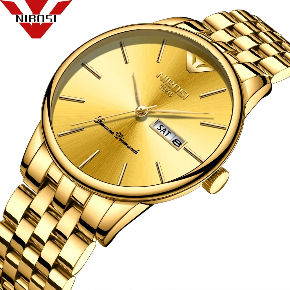 NIBOSI Men Luxury Gold Watch Fashion Quartz Watch Men Full Steel Business Waterproof Clock Man Relogio Masculino
NIBOSI Men Luxury Gold Watch Fashion Quartz Watch Men Full Steel Business Waterproof Clock Man Relogio Masculino