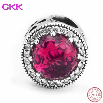 CKK 925 Sterling Silver Radiant Heart Beads Cerise Crystal Clear CZ DIY Fit PANDORA Charms for Women Jewelry Making CK005D
CKK 925 Sterling Silver Radiant Heart Beads Cerise Crystal Clear CZ DIY Fit PANDORA Charms for Women Jewelry Making CK005D