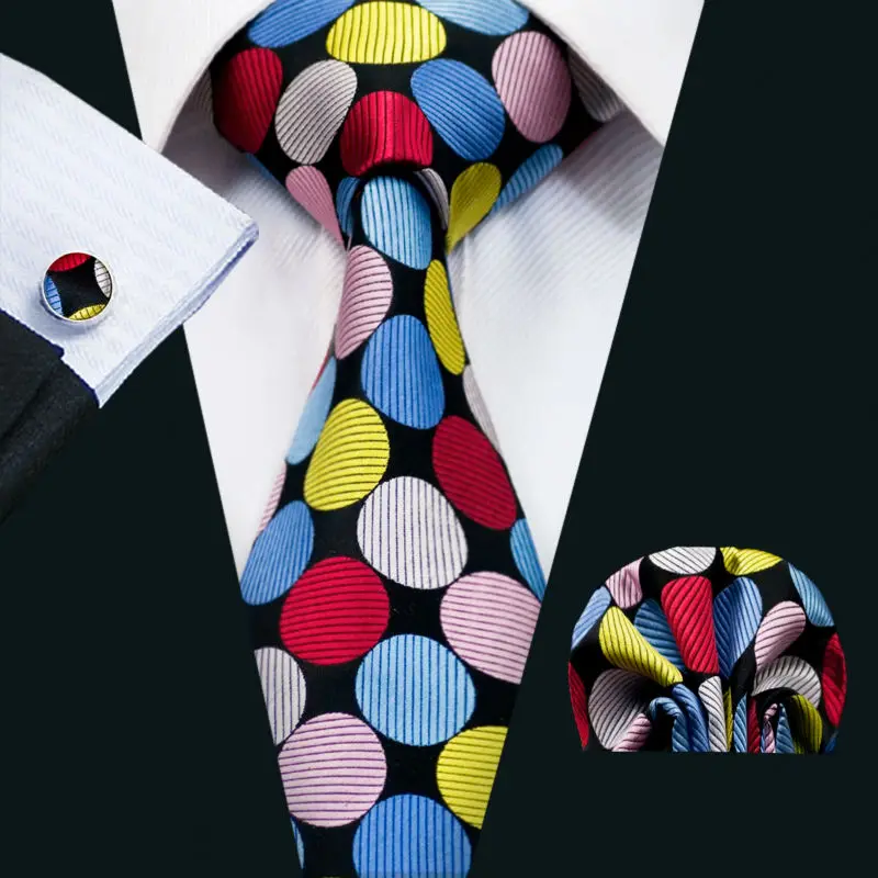 LS-1392 Barry.Wang New Arrival Mens Tie Novelty Business 100% Silk Tie Hanky Cufflinks Sets For Men Formal Wedding Party Groom
LS-1392 Barry.Wang New Arrival Mens Tie Novelty Business 100% Silk Tie Hanky Cufflinks Sets For Men Formal Wedding Party Groom