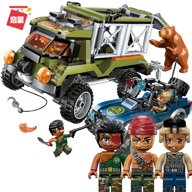 Enlighten Building Block City Forest Police Giant Bear Escape 3 Figures 344pcs MOC Educational Bricks-Without Original Box
Enlighten Building Block City Forest Police Giant Bear Escape 3 Figures 344pcs MOC Educational Bricks-Without Original Box