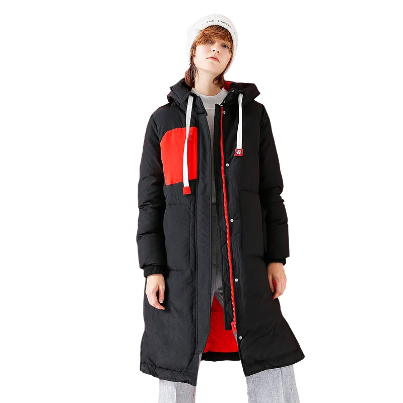 Toyouth Winter Warm Parkas Jacket Women's Big Pocket Patchwork Long Sleeve Hooded Parkas Female Snow Outwear Long Jacket Coat
Toyouth Winter Warm Parkas Jacket Women's Big Pocket Patchwork Long Sleeve Hooded Parkas Female Snow Outwear Long Jacket Coat