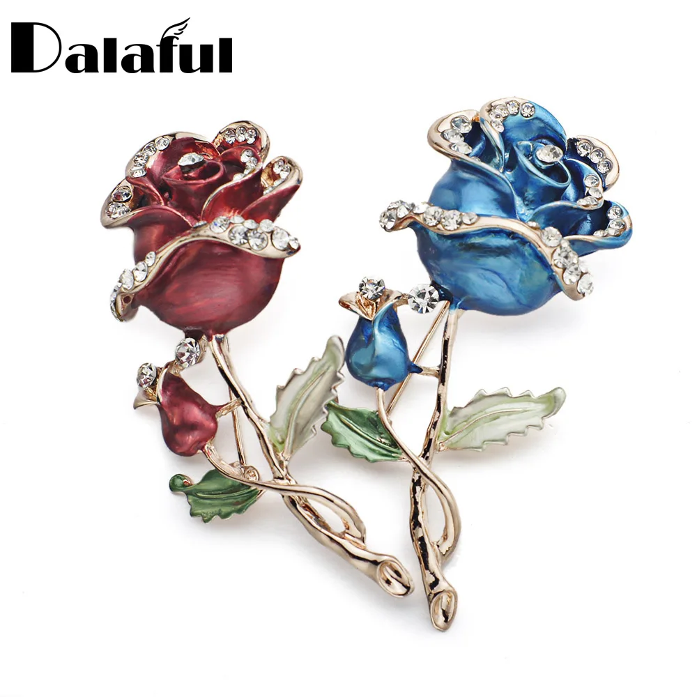 1 PCS Red Blue Rose Flower Brooch Garment Accessories Wedding Bridal Jewelry Crystal Brooches for Women Z015
1 PCS Red Blue Rose Flower Brooch Garment Accessories Wedding Bridal Jewelry Crystal Brooches for Women Z015