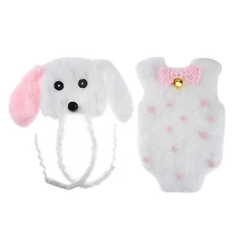 Newborn Baby Hat Photography Props Accessories Infant Soft Warm Hat + Top Clothes Set Small Baby Cartoon Clothing Pink / Black
Newborn Baby Hat Photography Props Accessories Infant Soft Warm Hat + Top Clothes Set Small Baby Cartoon Clothing Pink / Black