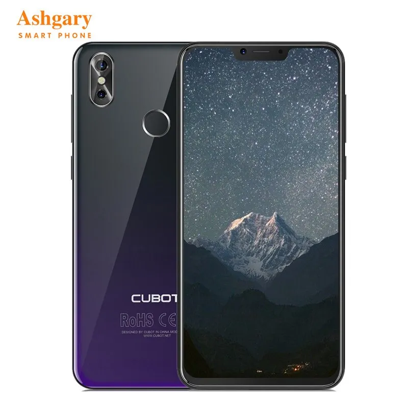 

CUBOT P20 Android 8.0 Smartphone 4G 6.18" FHD MTK6750T Octa Core 1.5GHz 4GB RAM 64GB ROM 20.0MP Camera 4000mAh Mobile Cellphone
