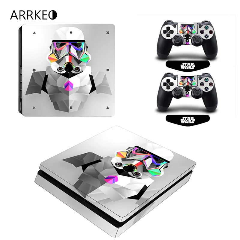 ARRKEO Star Wars Stormtrooper Vinyl Decal PS4 Slim Skin Sticker Protective for PlayStation 4 Slim Console 2 Controllers
ARRKEO Star Wars Stormtrooper Vinyl Decal PS4 Slim Skin Sticker Protective for PlayStation 4 Slim Console 2 Controllers