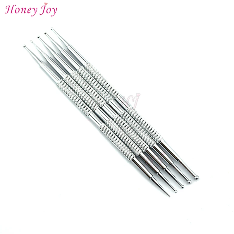 High Quality 5Pcs Stainless Steel 2-Way Nail Art Tools Double-Point Pens Marbleizing Painting Rhinestones Dotting Manicure Tools
High Quality 5Pcs Stainless Steel 2-Way Nail Art Tools Double-Point Pens Marbleizing Painting Rhinestones Dotting Manicure Tools