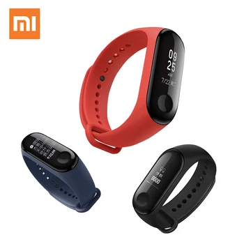 

Original Xiaomi Mi Band 3 Miband 3 Fitness Tracker Heart Rate Monitor 0.78'' OLED Display Touchpad Bluetooth 4.2 For Android IOS