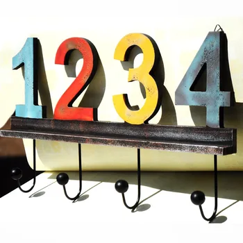 Free Shipping! Zakka Creative Vintage Wall Hanger with 4 hooks Number 1234 Wall Hook Craft Home Decoration Gift
Free Shipping! Zakka Creative Vintage Wall Hanger with 4 hooks Number 1234 Wall Hook Craft Home Decoration Gift