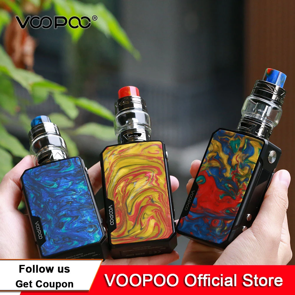 VOOPOO DRAG MINI Kit 117W Resin BOX MOD Uforce T2 Tank P2 Coil 4400mah Built-in Battery Gene Fit Chip Vs Drag 157W Drag 2
VOOPOO DRAG MINI Kit 117W Resin BOX MOD Uforce T2 Tank P2 Coil 4400mah Built-in Battery Gene Fit Chip Vs Drag 157W Drag 2