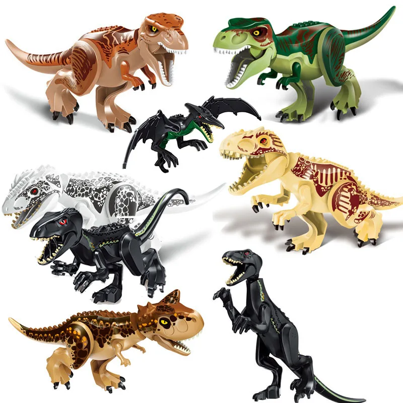 Jurassic World 2 Building Blocks Legoings Dinosaurs Figures Bricks Tyrannosaurus Rex Indominus Rex I-Rex Assemble Kids Toys
Jurassic World 2 Building Blocks Legoings Dinosaurs Figures Bricks Tyrannosaurus Rex Indominus Rex I-Rex Assemble Kids Toys