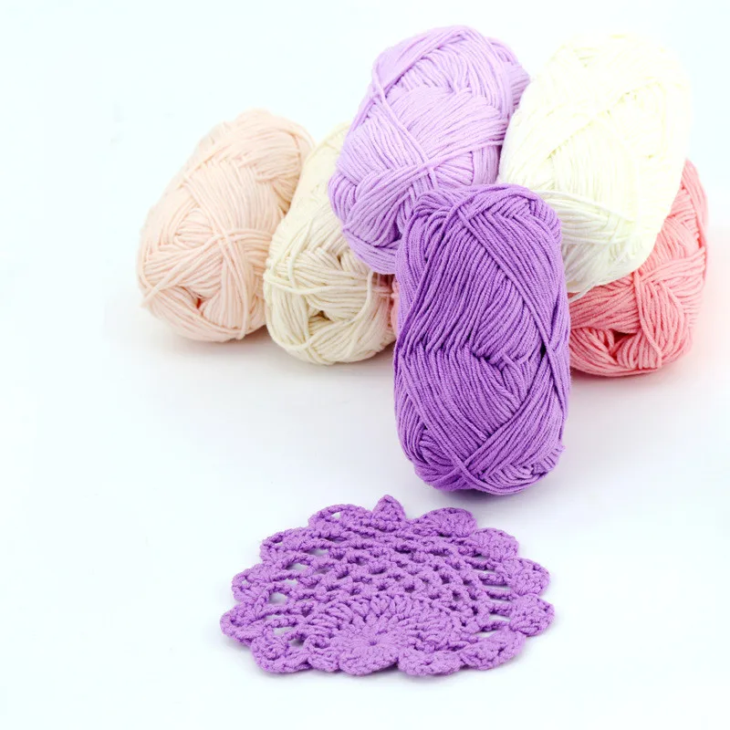 1pcs 100% Cotton Yarns combed cotton Milk Crochet cord thread Parquet Blanket Sweater Scarf Weave Material Science line 50g
1pcs 100% Cotton Yarns combed cotton Milk Crochet cord thread Parquet Blanket Sweater Scarf Weave Material Science line 50g