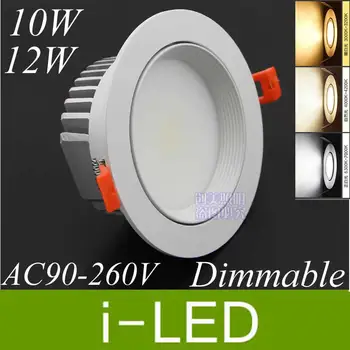 White shell 10w 12w Cob Led Downlight Dimmable Led Recessed Lights spot light lamp 90-260v warm natural white 4000k +led driver
White shell 10w 12w Cob Led Downlight Dimmable Led Recessed Lights spot light lamp 90-260v warm natural white 4000k +led driver