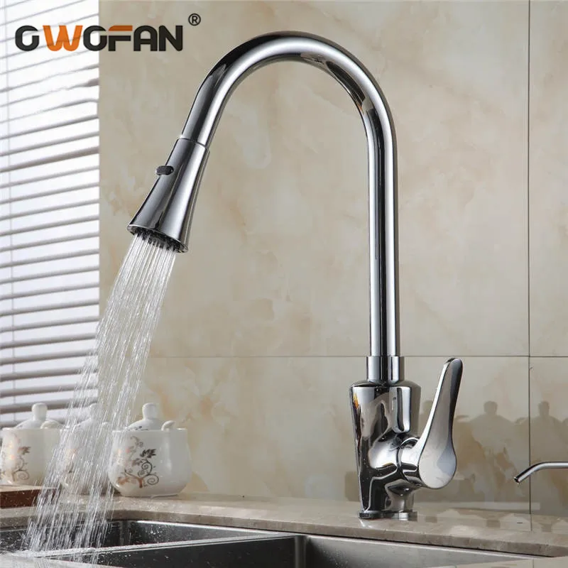 Kitchen Faucets Silver Single Handle Pull Out Kitchen Taps Single Hole Handle Swivel 360 Degree Swivel Water Mixer Tap N22-013
Kitchen Faucets Silver Single Handle Pull Out Kitchen Taps Single Hole Handle Swivel 360 Degree Swivel Water Mixer Tap N22-013