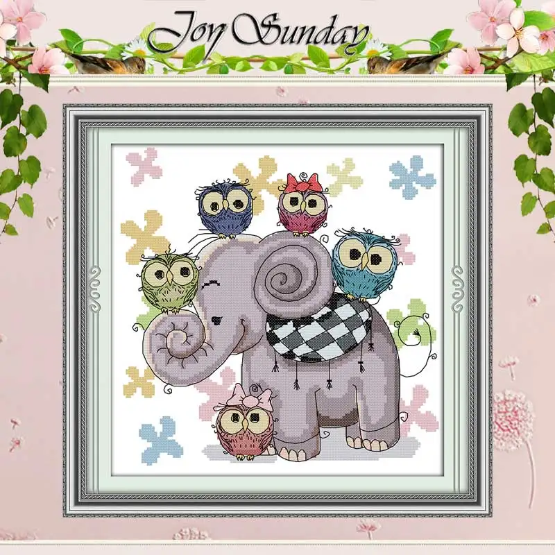 Elephant and owl Patterns Counted Cross Stitch 11CT 14CT Cross Stitch Set Wholesale Cross-stitch Kit Embroidery Needlework
Elephant and owl Patterns Counted Cross Stitch 11CT 14CT Cross Stitch Set Wholesale Cross-stitch Kit Embroidery Needlework