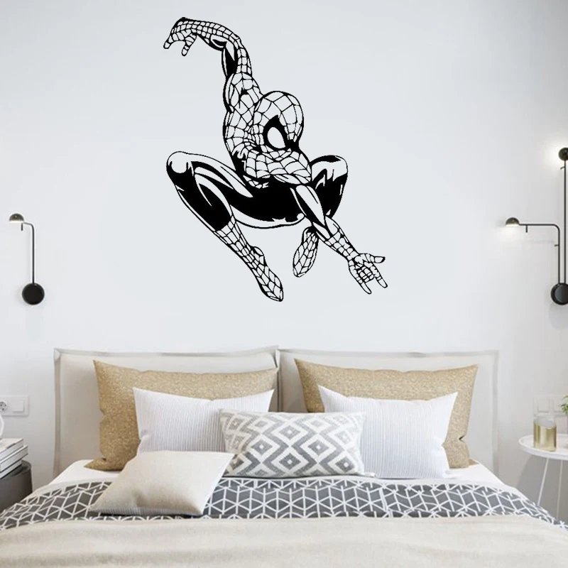 Spiderman Wall Decal Spiderman waterproof vinyl Wall Sticker Marvel Superhero decoration decals for boys room kids bedroom G583
Spiderman Wall Decal Spiderman waterproof vinyl Wall Sticker Marvel Superhero decoration decals for boys room kids bedroom G583