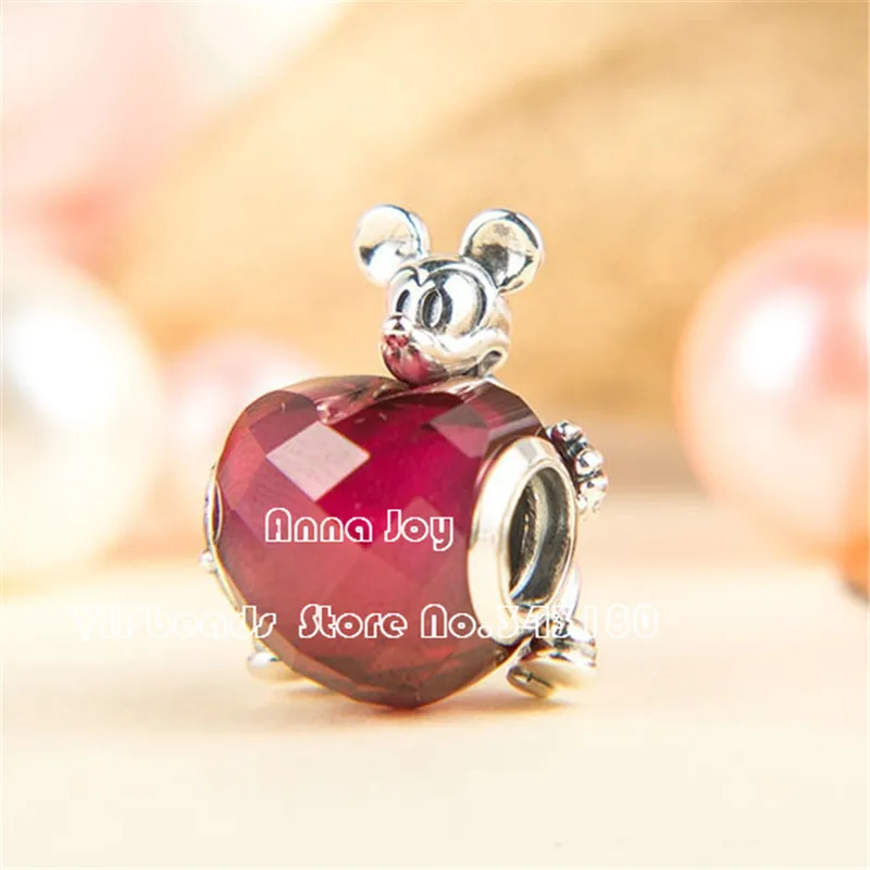2018 Mother's Day S925 Silver Mickey Love Heart With Crystal Charm beads Fit European Woman Jewelry DIY Bracelets
2018 Mother's Day S925 Silver Mickey Love Heart With Crystal Charm beads Fit European Woman Jewelry DIY Bracelets