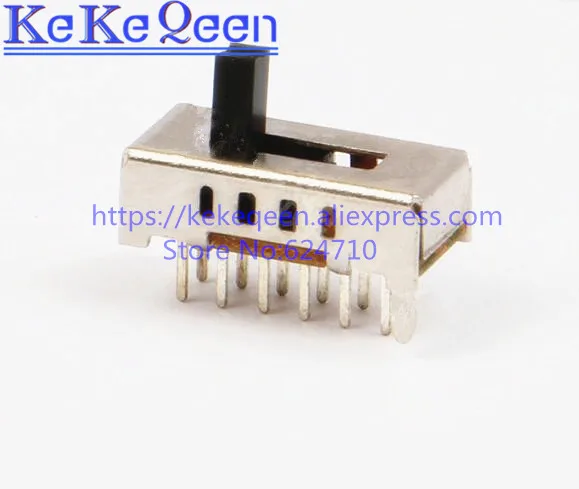 100 шт./лот тугл-переключатель SS24D02G6 SS24D02 12Pin 2P4T скользящий переключатель с ручкой высотой 6 мм
100 шт./лот тугл-переключатель SS24D02G6 SS24D02 12Pin 2P4T скользящий переключатель с ручкой высотой 6 мм