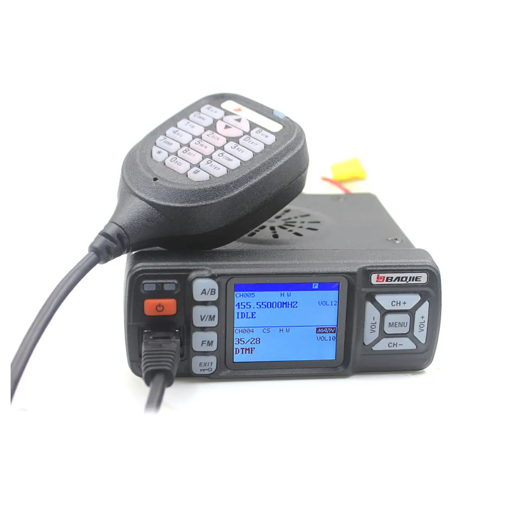 BAOJIE Dual Band Car Mobile Radio BJ-318 VHF 136-174Mhz UHF 400-490MHz 256CH 25W Two Way Radio FM Transceiver Walkie Talkie
BAOJIE Dual Band Car Mobile Radio BJ-318 VHF 136-174Mhz UHF 400-490MHz 256CH 25W Two Way Radio FM Transceiver Walkie Talkie