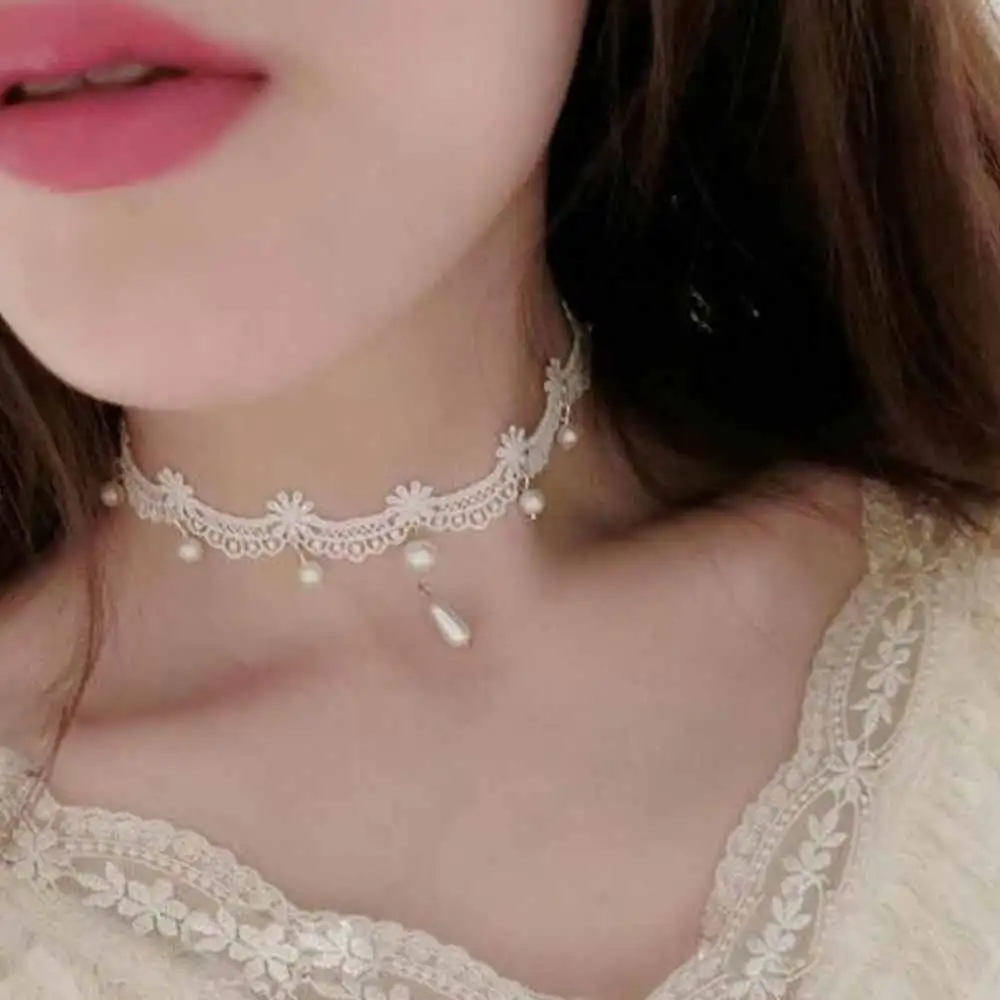 FAMSHIN 2017 Handmade Gothic handmade fashion white vintage lace women's choker necklace jewelry accessories
FAMSHIN 2017 Handmade Gothic handmade fashion white vintage lace women's choker necklace jewelry accessories