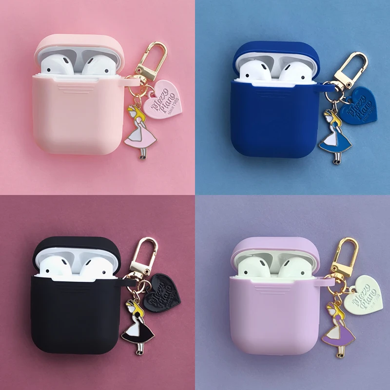 Girl Cartoon Cute Silicone Case for Apple Airpods Accessories Bluetooth Earphone Case Headphone Box Decoration Cover Key Ring 
Girl Cartoon Cute Silicone Case for Apple Airpods Accessories Bluetooth Earphone Case Headphone Box Decoration Cover Key Ring