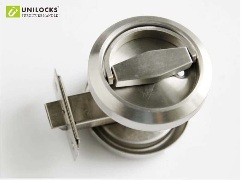 Stainless steel 304 Recessed invisible cup handle Privacy Door Locks