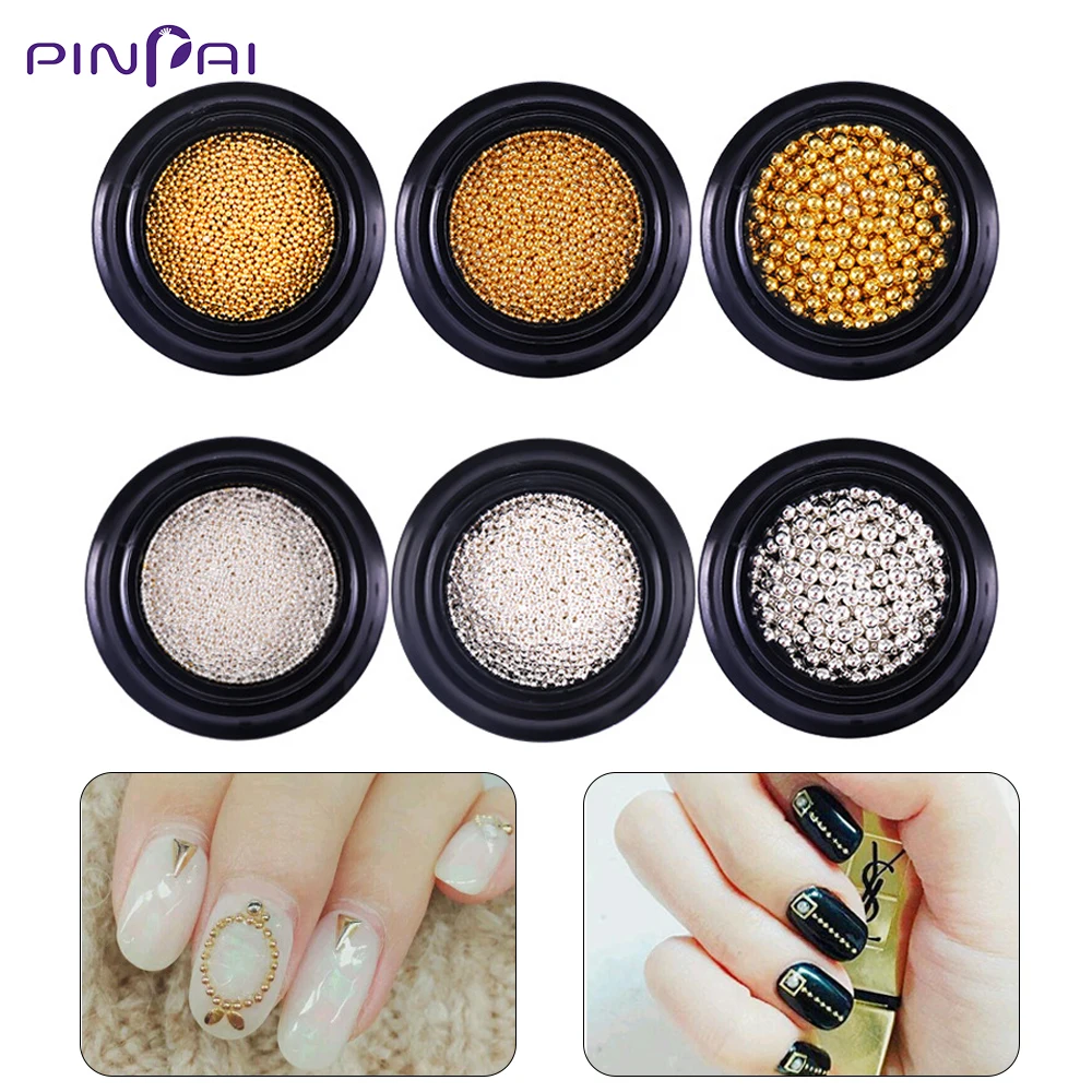 3 Sizes 0.8mm-2mm 3D Gold Silver Metal Micro Beads Mini Stainless Steel Nails Art Caviar Beads For Nail Art Decorations Studs
3 Sizes 0.8mm-2mm 3D Gold Silver Metal Micro Beads Mini Stainless Steel Nails Art Caviar Beads For Nail Art Decorations Studs