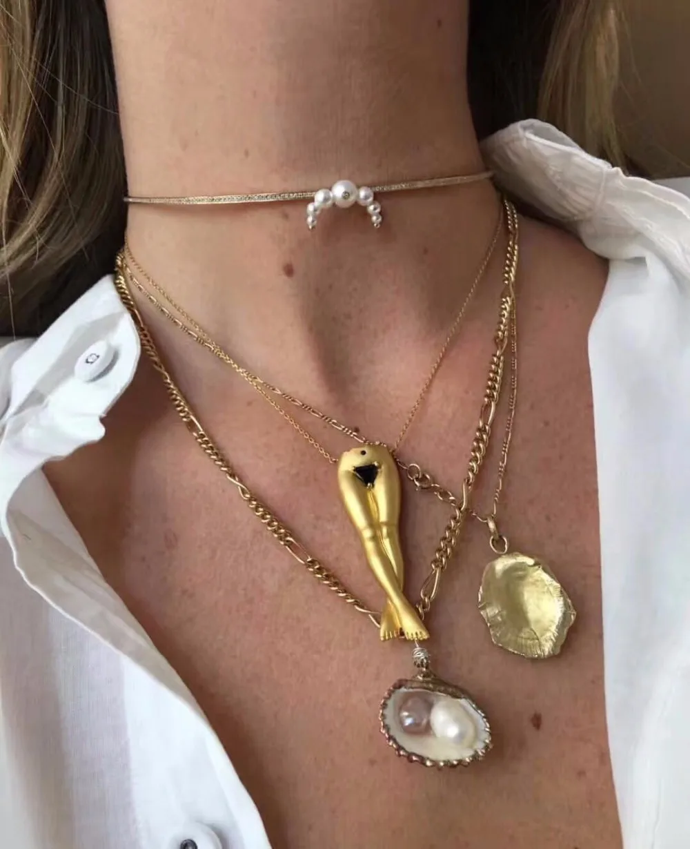 24K Gold Plated clavicle chain Necklace choker Jewelry Korea Necklace White gold Neckless 3 Styles To Choose from
24K Gold Plated clavicle chain Necklace choker Jewelry Korea Necklace White gold Neckless 3 Styles To Choose from