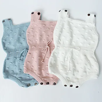 Baby Girls Knit Rompers Sleeveless Wool Knitted Rompers Baby Princess Triangle Jumpsuit Toddler Kids Spring Summer Clothing
Baby Girls Knit Rompers Sleeveless Wool Knitted Rompers Baby Princess Triangle Jumpsuit Toddler Kids Spring Summer Clothing