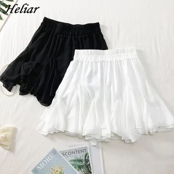 HELIAR Skirt Ruffles A-line Mini Casual Beach Skirt South Korean Solid Skirt Students High Waist Skirt 2019 Summer Women Skirt
HELIAR Skirt Ruffles A-line Mini Casual Beach Skirt South Korean Solid Skirt Students High Waist Skirt 2019 Summer Women Skirt