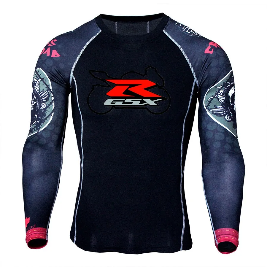 Motorcycle SUZUKI R GSXSUZUKI R GSX printed T-Shirt Compression Shirts 3D Teen Wolf Jerseys Men Long Sleeve tshirt Fitness MMA
Motorcycle SUZUKI R GSXSUZUKI R GSX printed T-Shirt Compression Shirts 3D Teen Wolf Jerseys Men Long Sleeve tshirt Fitness MMA