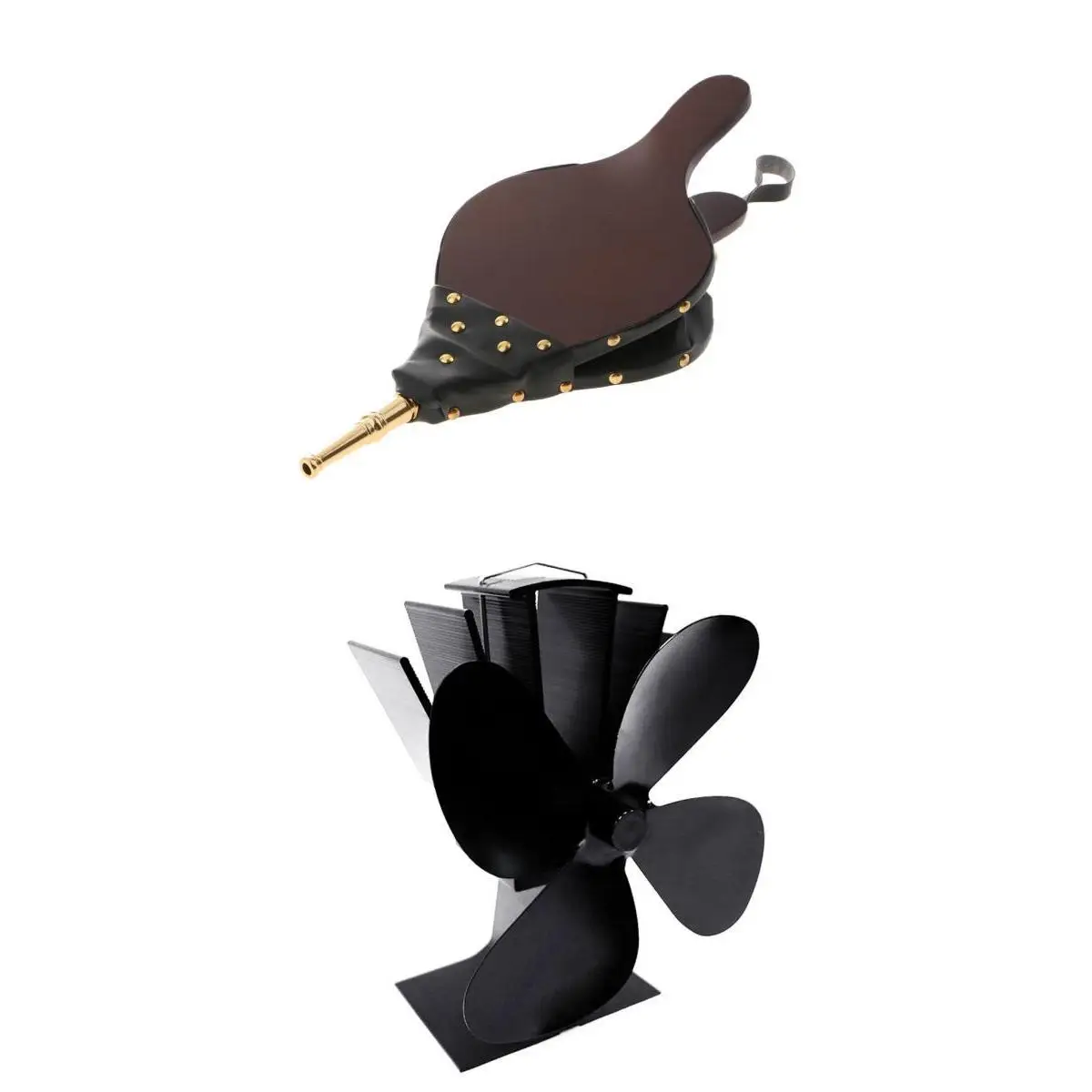 Wood Fireplace Bellows Campfire BBQ Bellow & 4-Blade Stove Fan Combo for Outdoor Campfire Barbecue Picnic
Wood Fireplace Bellows Campfire BBQ Bellow & 4-Blade Stove Fan Combo for Outdoor Campfire Barbecue Picnic