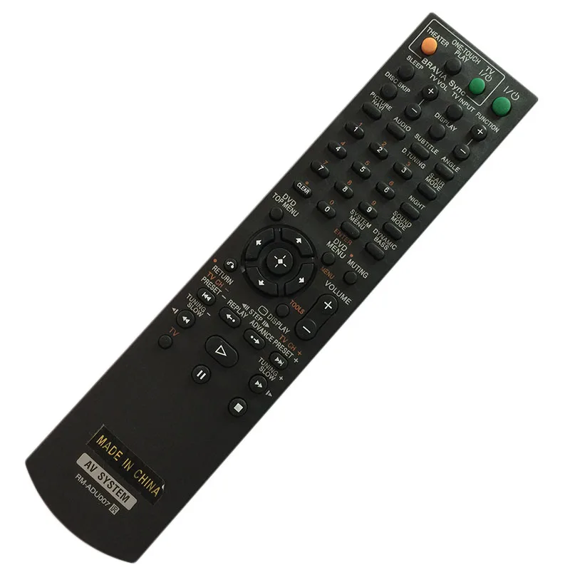 Remote Control For SONY AV RM-ADU009 RM-ADU047 RM-ADU007A RM-ADU004 RM-ADU006 RM-ADU008 DAV-DZ590K DAV-DZ310 DAV-DZ290K
Remote Control For SONY AV RM-ADU009 RM-ADU047 RM-ADU007A RM-ADU004 RM-ADU006 RM-ADU008 DAV-DZ590K DAV-DZ310 DAV-DZ290K