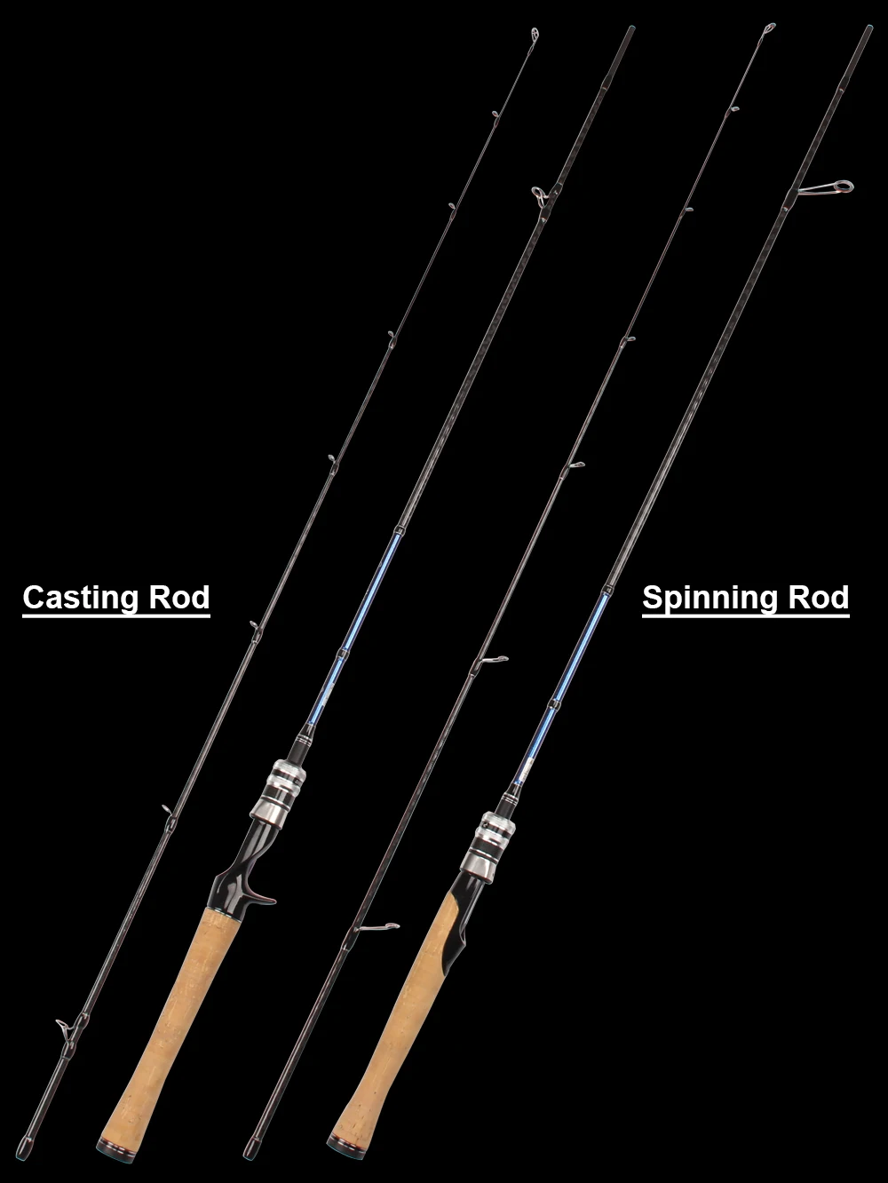 High Quality 1.89m Solid Tip Stream Fishing Rod F Action, L Power, 2-8g Lure Weight Discolor Painting Spinning Casting Rod (9)