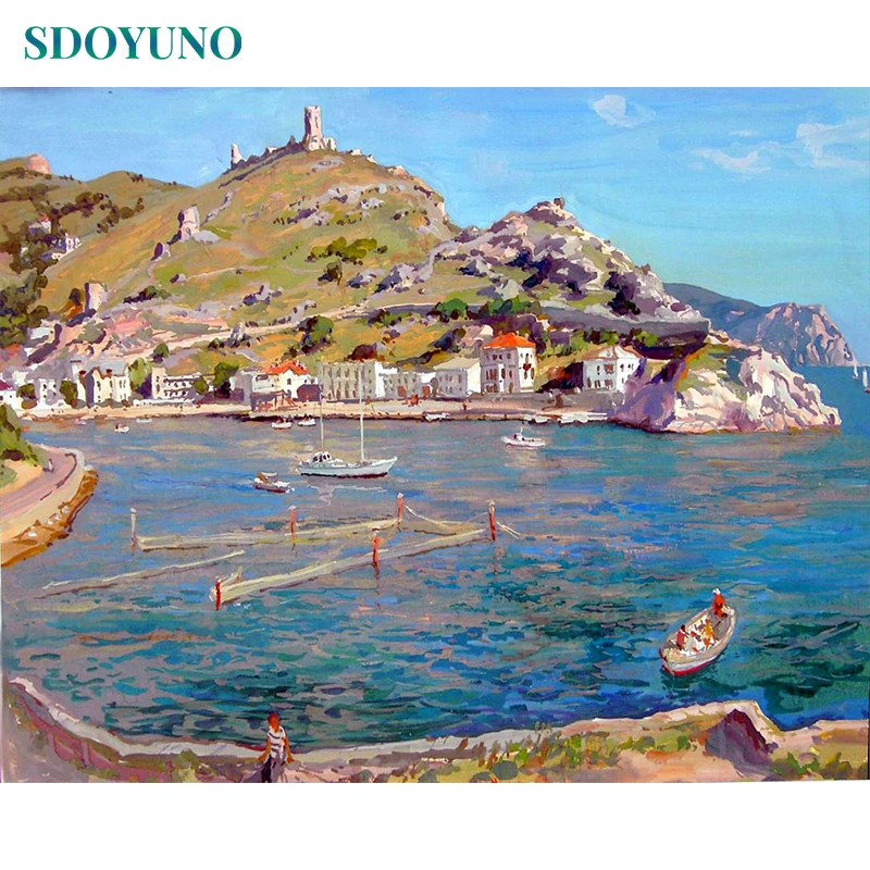 SDOYUNO Frame Port DIY Painting By Numbers Seascape Modern Home Wall Art Picture Acrylic Paint By Numbers Unique Gift 40x50cm
SDOYUNO Frame Port DIY Painting By Numbers Seascape Modern Home Wall Art Picture Acrylic Paint By Numbers Unique Gift 40x50cm