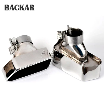 Backar 2pcs Car Styling Chrome 304 Stainless Steel Exhaust Rear Tips Muffler Pipe For BMW 2013 2014 F10 F18 5 Series Accessories
Backar 2pcs Car Styling Chrome 304 Stainless Steel Exhaust Rear Tips Muffler Pipe For BMW 2013 2014 F10 F18 5 Series Accessories
