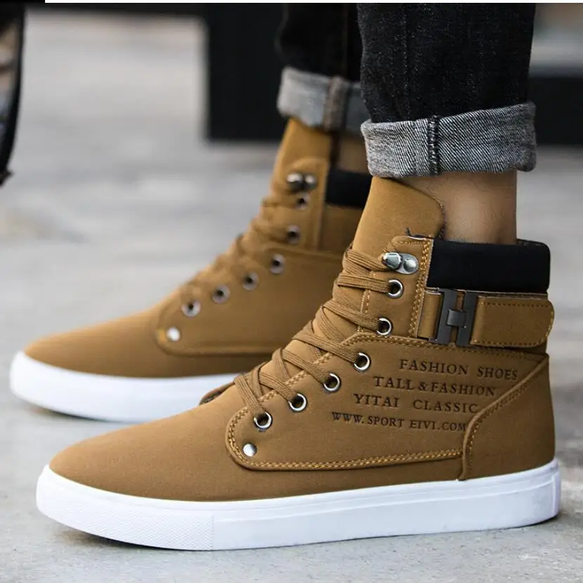 Autumn Winter Men Warm Fur Plush Running Leather Footwear For Man New High Top Canvas Big Size 47 Jogging Shoes Men sneakers
Autumn Winter Men Warm Fur Plush Running Leather Footwear For Man New High Top Canvas Big Size 47 Jogging Shoes Men sneakers