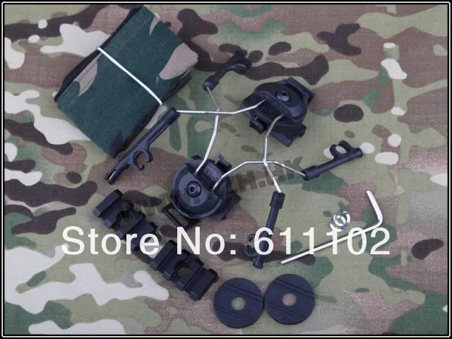 Comtac I/II/IV Тактический шлем с подвесным рельсовым кронштейном C1 C2 C4 наушники