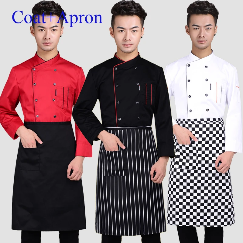 Hotel Restaurant Chef Wear Long Sleeve Coffee Shop Overalls Women Good Food Service Chef's Uniform Double-breasted Chef Jacket18
Hotel Restaurant Chef Wear Long Sleeve Coffee Shop Overalls Women Good Food Service Chef's Uniform Double-breasted Chef Jacket18
