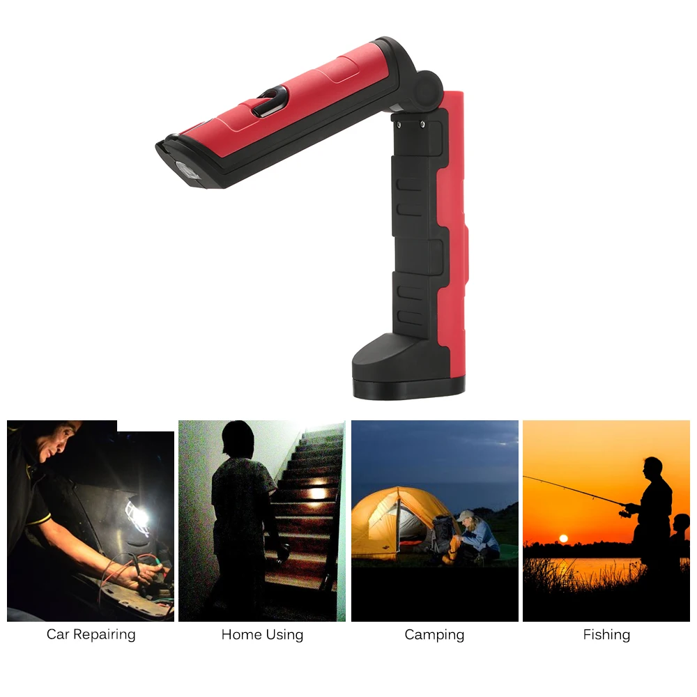 Portable Folding LED Work Light Outdoor Camping Light Lamp Lantern with 360 Degree Rotating Hanging Hook and Magnet Lantern Lamp
Portable Folding LED Work Light Outdoor Camping Light Lamp Lantern with 360 Degree Rotating Hanging Hook and Magnet Lantern Lamp