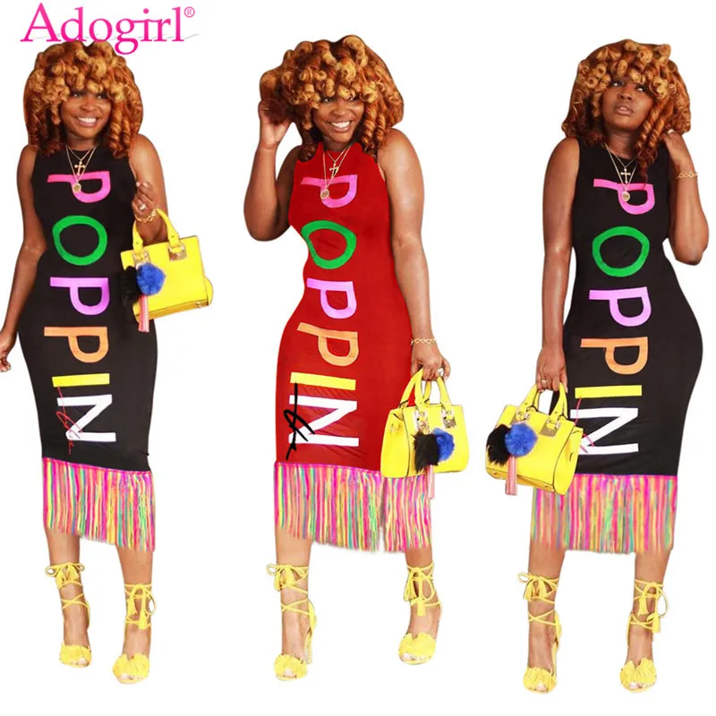 Adogirl Colorful Letters Print Tassel Midi Dress with Signature Women Sleeveless Bodycon Vest Club Dresses Casual Long T-shirt
Adogirl Colorful Letters Print Tassel Midi Dress with Signature Women Sleeveless Bodycon Vest Club Dresses Casual Long T-shirt