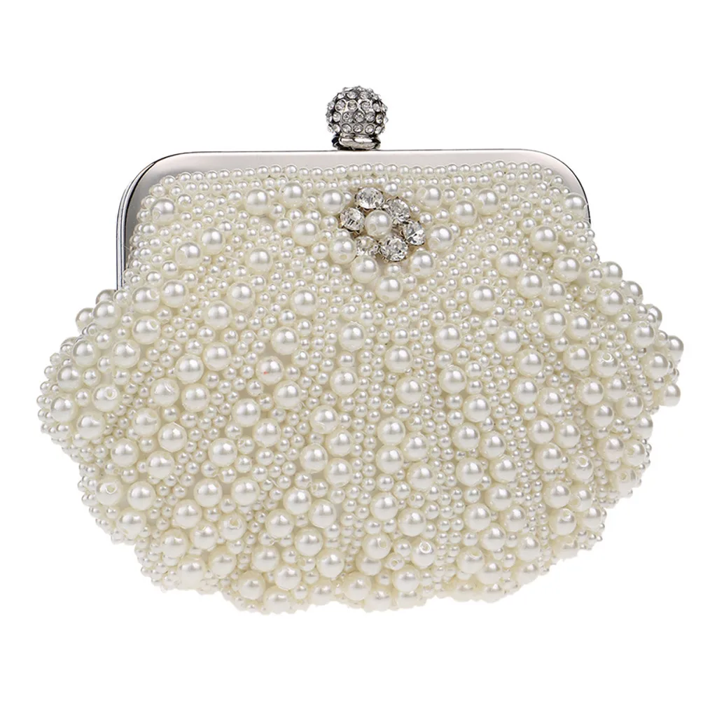 Women Fashion Pearl Evening Handbag Party Clutch Purse Shoulder Cross Ba Evening Clutch Bags white Purse#g7
Women Fashion Pearl Evening Handbag Party Clutch Purse Shoulder Cross Ba Evening Clutch Bags white Purse#g7