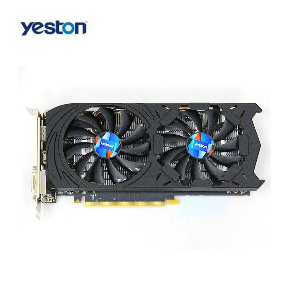 

Yeston GTX1060-6G D5 GDDR5 192Bit Gaming Graphics card Double Fan Custom Metal Backplane GAEA Series Graphics Card for desktop