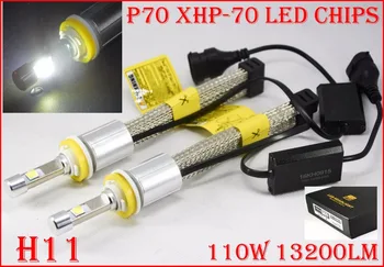 TOYIKIE 1set H11 13200lm 110W XHP-70 Chips Car LED Headlight Kit H4 H7 9005 HB3 9006 HB4 9007 HB5 9012 H13 9008
TOYIKIE 1set H11 13200lm 110W XHP-70 Chips Car LED Headlight Kit H4 H7 9005 HB3 9006 HB4 9007 HB5 9012 H13 9008