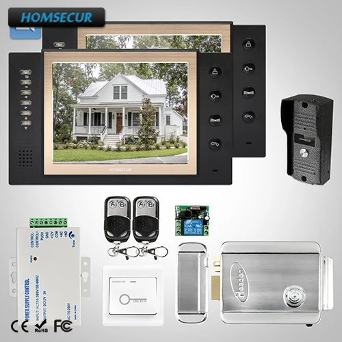 HOMSECUR 8" Wired Video Door Entry Phone Call System+Outdoor Monitoring TC031 + TM801R-B
HOMSECUR 8" Wired Video Door Entry Phone Call System+Outdoor Monitoring TC031 + TM801R-B